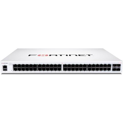 FORTINET FORTISWITCH 148F-FPOE SWITCH GESTITO L2 48 PORTE GIGABIT ETHERNET (10/100/1000) PoE BIANCO MONTABILE SU RACK