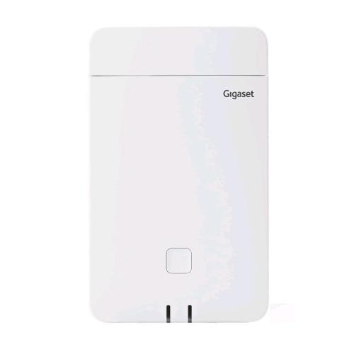 GIGASET N670 IP PRO STAZIONE IP BASE DECT MONOCELLA VOIP FINO A 20 PORTATILI DECT E 8 CHIAMATE SIMULTANEE PORTA LAN CON POWER-OVER-ETHERNET BIANCO