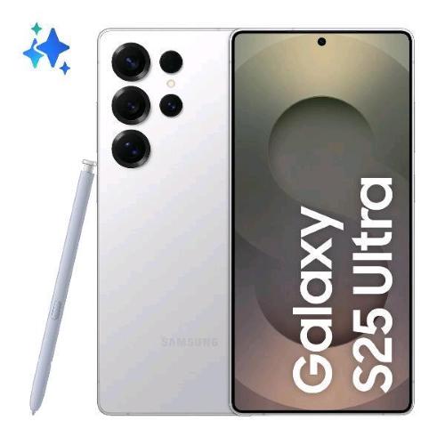 SAMSUNG S938 GALAXY S25 ULTRA 5G DUAL SIM Ai 6.9" OCTA CORE 256GB RAM 12GB 5G ITALIA TITANIUM WHITESILVER
