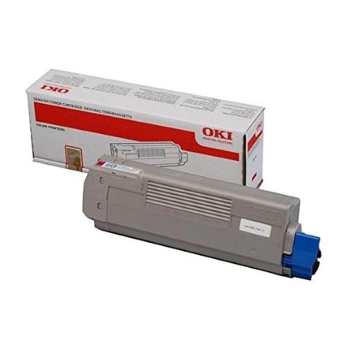 OKI 44315306 CARTUCCIA TONER MAGENTA PER C610dn, 610dtn, 610n 6.000 PAGINE
