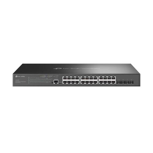 TP-Link TL-SG3428MP switch di rete Gestito L2/L3 Gigabit Ethernet (10/100/1000) Supporto Power over Ethernet (PoE) 1U Nero