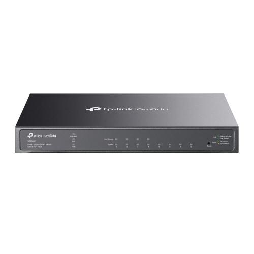 TP-Link TL-SG2008P switch di rete Gestito L2/L2+ Gigabit Ethernet (10/100/1000) Supporto Power over Ethernet (PoE) Nero