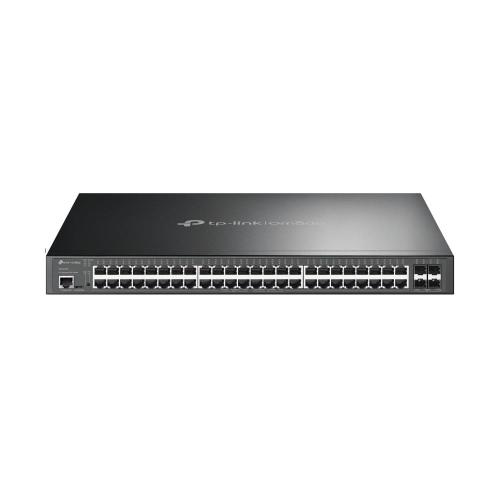 TP-Link JetStream TL-SG3452XP switch di rete Gestito L2+ Gigabit Ethernet (10/100/1000) Supporto Power over Ethernet (PoE) 1U Nero