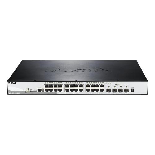 D-Link DGS-1510-28XMP/E 28-Port Gigabit Stackable POE Smart Managed Switch including 4 10G SFP+