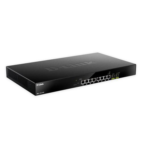 D-Link DMS-1100-10TP switch di rete Gestito L2 2.5G Ethernet (100/1000/2500) Supporto Power over Ethernet (PoE) 1U Nero