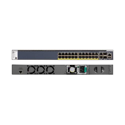 NETGEAR M4300-28G-PoE+ Gestito L3 Gigabit Ethernet (10/100/1000) Supporto Power over Ethernet (PoE) 1U Nero