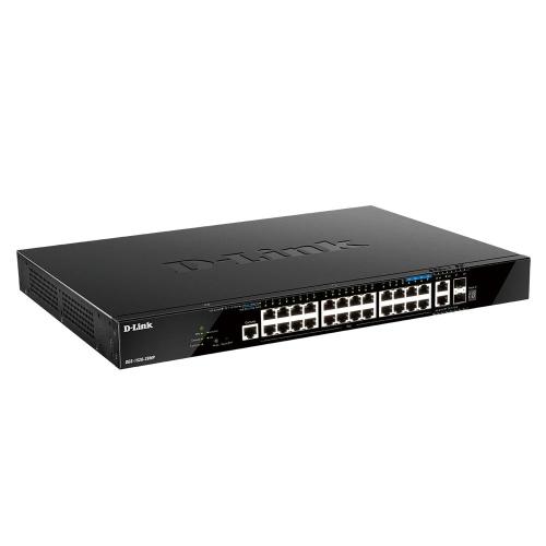 D-Link DGS-1520-28MP/E 28-P SMART MANAGED POE+ SWITCH GIGABIT STACKABLE 4X10G 4X2.5