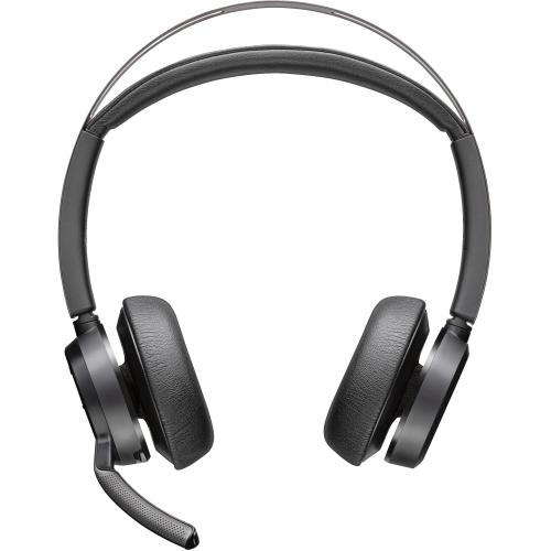 POLY Voyager Focus 2 USB-A Headset Auricolare Wireless A Padiglione Ufficio USB tipo-C Bluetooth Nero