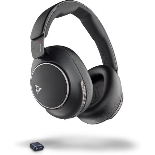 POLY Voyager Surround 80 UC USB-C Headset +USB-C/A Adapter Auricolare Wireless A Padiglione Musica/Giornaliera USB tipo-C Bluetooth Nero