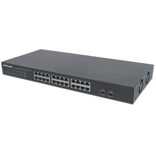 Intellinet 561044 switch di rete Non gestito L2 Gigabit Ethernet (10/100/1000) 1U Nero