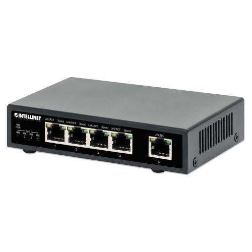 Intellinet 561839 switch di rete Gigabit Ethernet (10/100/1000) Supporto Power over Ethernet (PoE) Nero