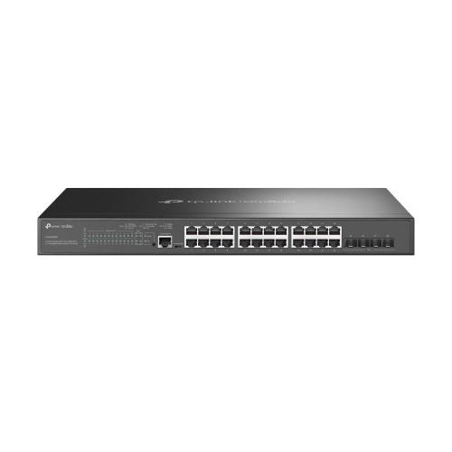 TP-Link SG3428XMP (TL-SG3428XMP) JetStream™ 24-Port Gigabit and 4-Port 10GE SFP+ L2+ Managed Switch with 24-Port PoE+