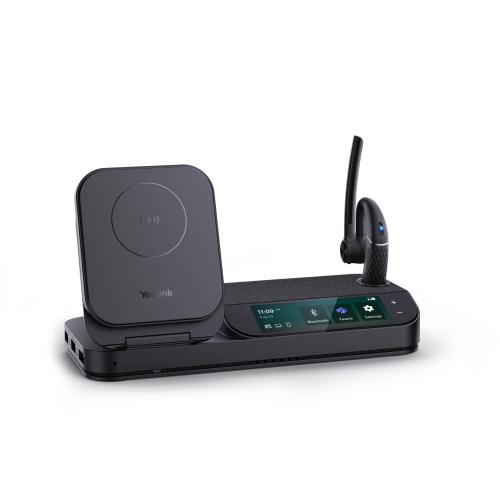 Yealink BH71 Workstation Auricolare Wireless A clip Ufficio USB tipo-C Bluetooth Base di ricarica Nero