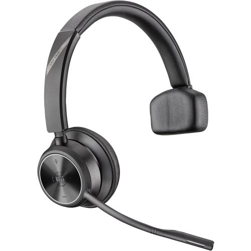 POLY Savi 7310 Monaural Microsoft Teams Certified DECT 1880-1900 MHz Top Auricolare Cablato Portatile Musica e Chiamate Nero