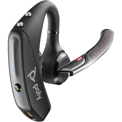 POLY Voyager 5200 Headset +USB-A to Micro USB Cable Nano Coating Technology Auricolare Wireless A clip Ufficio USB tipo A Bluetooth Nero