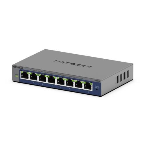 NETGEAR GS108Ev4 Non gestito L2/L3 Gigabit Ethernet (10/100/1000) Grigio