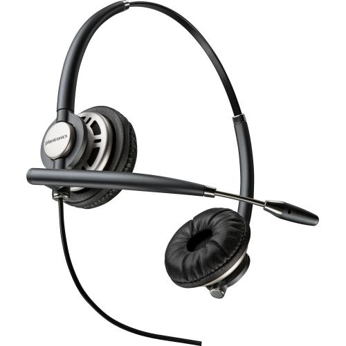 POLY EncorePro 720D with Quick Disconnect Binaural Digital Headset TAA Auricolare Cablato A Padiglione Musica e Chiamate Nero