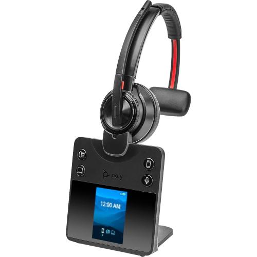 POLY Savi 8410 Office Monaural DECT 1880-1900 MHz Headset Auricolare Wireless Portatile Bluetooth Nero