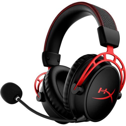 Cuffie wireless HyperX Cloud Alpha con microfono, nero-rosso