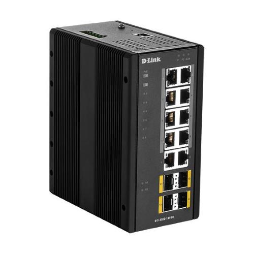 D-Link DIS-300G-14PSW Gestito L2 Gigabit Ethernet (10/100/1000) Supporto Power over Ethernet (PoE) Nero