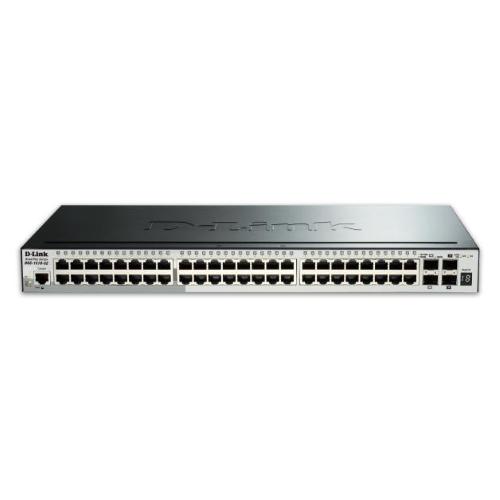 D-Link DGS-1510-52X switch di rete Gestito L3 Gigabit Ethernet (10/100/1000) 1U Nero