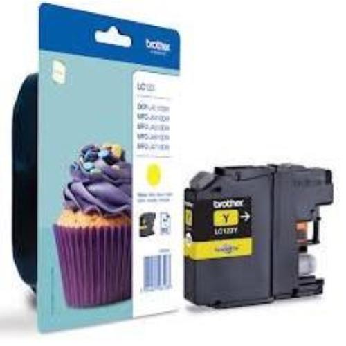 BROTHER LC-123Y CARTUCCIA GIALLO PER MFC-J4410DW/4510DW 600PG