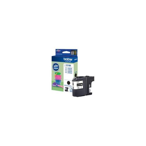 BROTHER LC-221BK CARTUCCIA NERO PER DCP-J562DW/MFC-J480DW-J680DW-J880DW 260 PAG