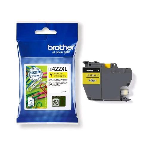 BROTHER LC422XLY CARTUCCIA INKJET GIALLO XL PER STAMPANTI MFCJ5340DW MFCJ5740DW MFCJ6540DW MFCJ6940DW 1.500 PAGINE