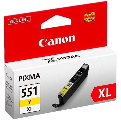 CANON CLI-551XL Y CARTUCCIA GIALLO PER PIXMA IP7250-MG5450-MG6350 (6446B001)