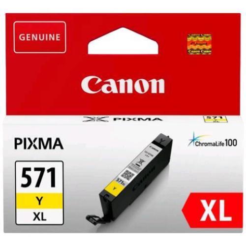 CANON CLI-571Y XL SERBATOIO XL GIALLO PER PIXMA MG5750-MG6850-MG7750 11ML