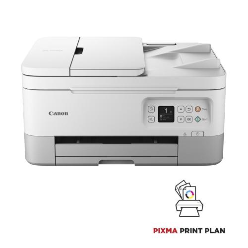CANON PIXMA TS745i STAMPANTE MULTIFUNZIONE INKJET A4 WI-FI SCANNER PIANO E ADF USB BIANCO