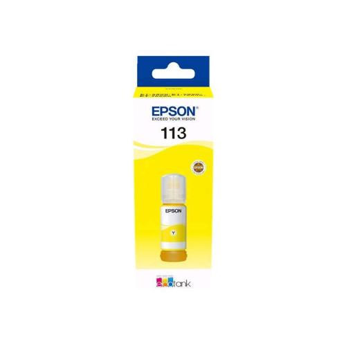 EPSON 113 ECOTANK GIALLO INCHIOSTRO 70 ML PER ECOTANK ET-16150 16600 16650 5150 5170 5800 5850 5880 M16600; ECOTANK PRO ET-5800