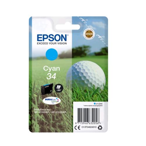 EPSON 34 CARTUCCIA INK 4.2 ML CIANO