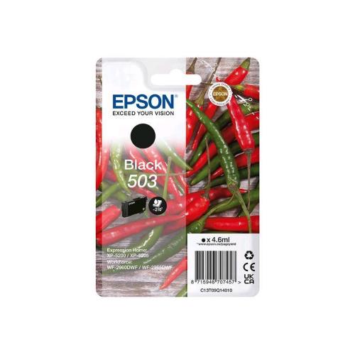 EPSON 503 CARTUCCIA INCHIOSTRO NERO 4.6 ML PER EPL 5200; RIP Station 5200; WorkForce WF-2960