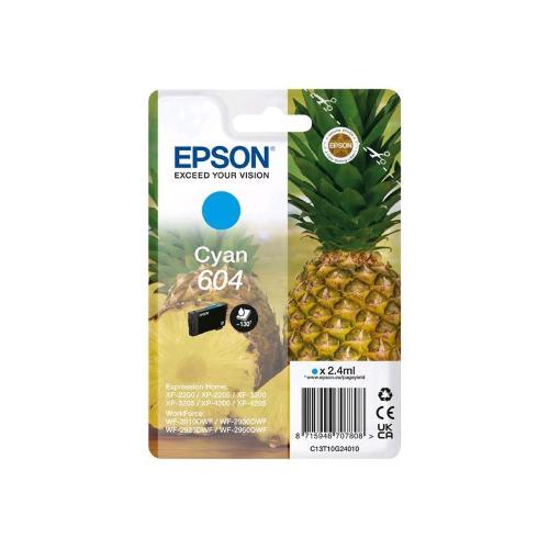 EPSON 604 CARTUCCIA INK CIANO 2.4 ML PER Expression Home XP-4200; Home Cinema 3200; Stylus Photo 2200