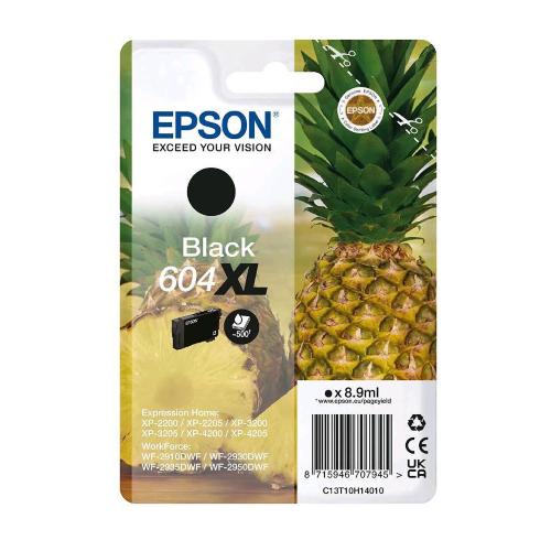 EPSON 604XL CARTUCCIA INK-JET ORIGINALE RESA ELEVATA 500 PAGINE NERO