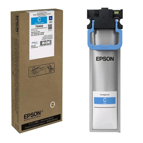 EPSON T9452 XL CARTUCCIA INK JET 38.1 ML CIANO