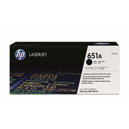 HP 651A TONER NERO PER STAMPANTI LASERJET MDF M775DN-M775F-M775Z-M775Z+ GARANZIA ITALIA (CE340A)