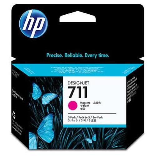HP 711 CARTUCCIA INKJET MAGENTA 3PZ 29ML
