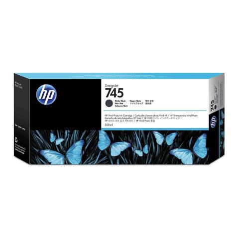 HP 745 CARTUCCIA INK-JET 300 ML NERO OPACO