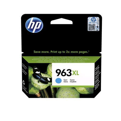HP 963XL CARTUCCIA INKJET ALTA CAPACITA' 1.600 PAGINE COLORE CIANO