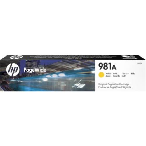 HP 981A CARTUCCIA GIALLO PER PAGEWIDE ENTERPRISE COLOR 556 SERIES/MFP 586 SERIES 6.000 PAG