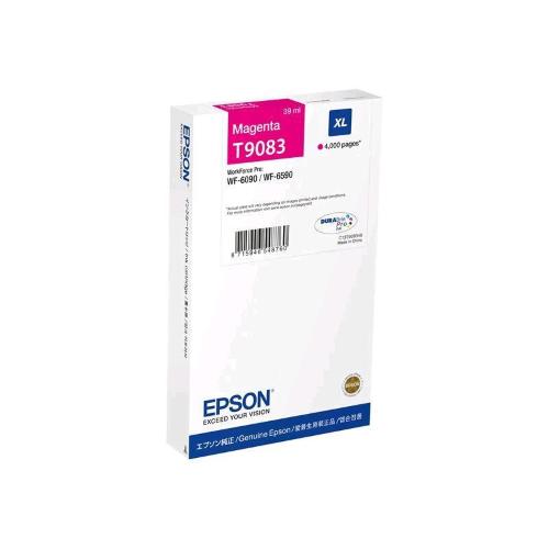 EPSON T9083 DURABrite Pro CARTUCCIA INK MAGENTA XL 39 ML PER WorkForce Pro WF-6090, WF-6590 4.000 PAGINE