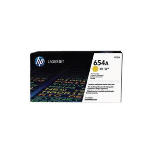 HP 654A TONER GIALLO PER COLOR LASERJET ENTERPRISE M651N/COLOR LASERJET M651DN/M651XH GARANZIA ITALIA (CF332A)