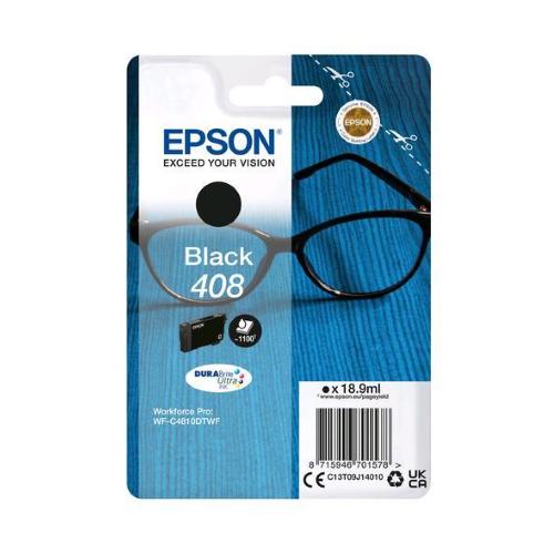 EPSON 408 CARTUCCIA SINGLEPACK DURABRITE ULTRA INK BLACK