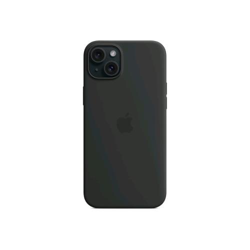 APPLE iPHONE 15 PLUS SILICONE CASE COVER MagSafe IN SILICONE NERO