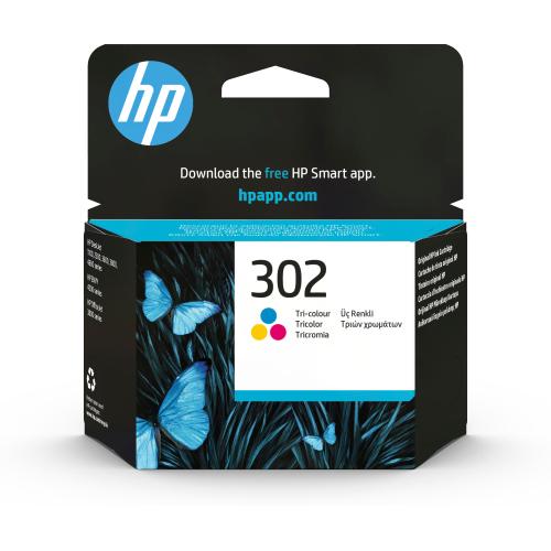 HP INC INK HP 302 F6U65AE CMY 4ML
