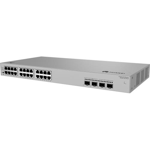 HUAWEI eKit S220S Series S220S-24LP4JX Gestito L2 Gigabit Ethernet (10/100/1000) Supporto Power over Ethernet (PoE) 1U Grigio