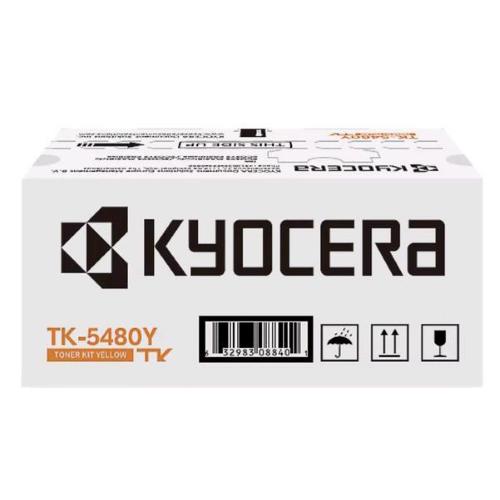 KYOCERA TK-5480Y TONER GIALLO PER ECOSYS P6235cdn ECOSYS M6635cidn 1.250 PAGINE