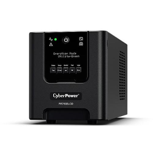 CyberPower PR750ELCDGR gruppo di continuita (UPS) A linea interattiva 0,75 kVA 675 W 4 presa(e) AC